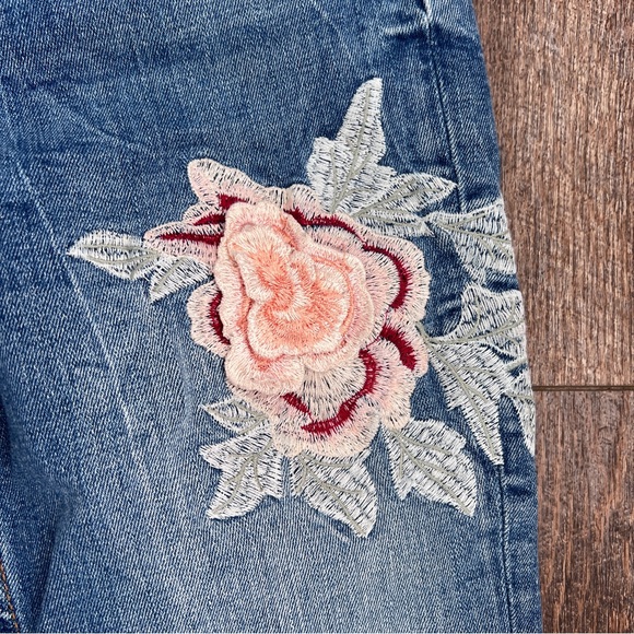 Zara distressed floral skinny jeans - Picture 4 of 5